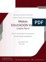 Módulo - Educación Vial - 2021