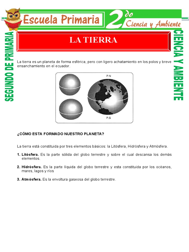 La Tierra para Segundo de Primaria | PDF