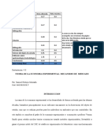 Teoria de La Economia Experimental Mecanismo de Mercado