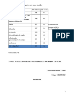 Teoría de Juegos Como Método Científico