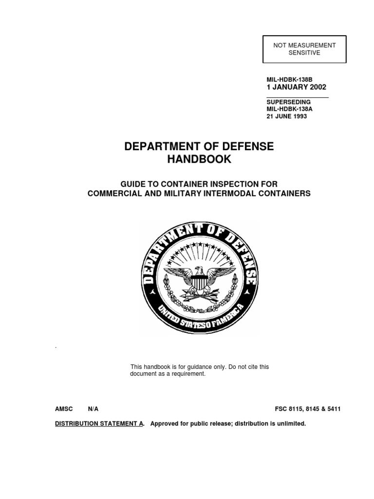 MIL Handbook 138 | PDF | Framing (Construction) | Door