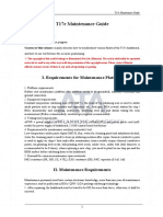 T17e Maintenance Guide: I. Requirements For Maintenance Platform