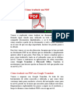 Cómo Traducir Un PDF