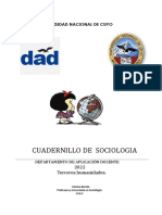 Sociologia - Cuadernillo