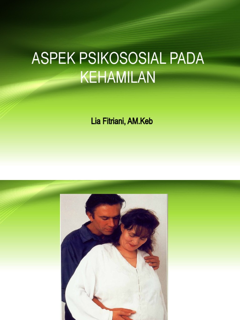 Psikososial Kehamilan | PDF | Kesehatan Holistik