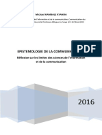 Article Michael KYANDA EPISTEMOLOGIE de La Communication