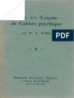 Mes 20 Leçons de Culture Psychique V (W. R. Borg)