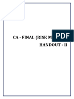 CA - FINAL RISK MODELS HANDOUT (39 CHARACTERS
