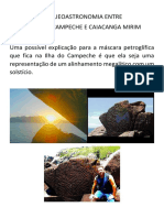 Arqueoastronomia Entre A Ilha Do Campeche e Caiacanga Mirim