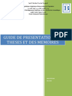 Guide de Présentation Des Thèses Et Mémoires