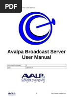 Download AvalpaBroadcastServerUserManual-v10 by be17068 SN57549700 doc pdf