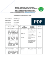 Analisis Kebutuhan Dan Alat