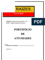 PORTIFÓLIO DE ATIVIDADES