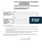 Surat Kesediaan Pengurus DPP Forgizinesia 2021-2023