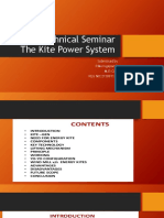 Technical Seminar The Kite Power System: Submitted by P.Murugapandi M.E-Cad REG NO:215081117