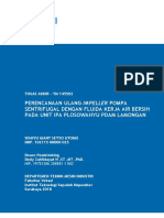 Perencanaan Ulang Impeller Pompa Sentrifugal Dengan Fluida Kerja Air Bersih Pada Unit Ipa Plosowahyu Pdam Lamongan