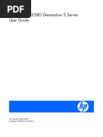 HP Proliant Dl580 Generation 5 Server User Guide: Part Number 453878-002 September 2008 (Second Edition)