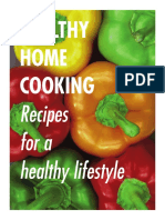 Healthy Home Cooking: Recipes For A Healthy Lifestyle