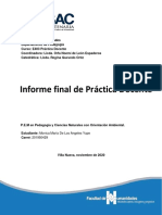 Informe de Práctica Docente.