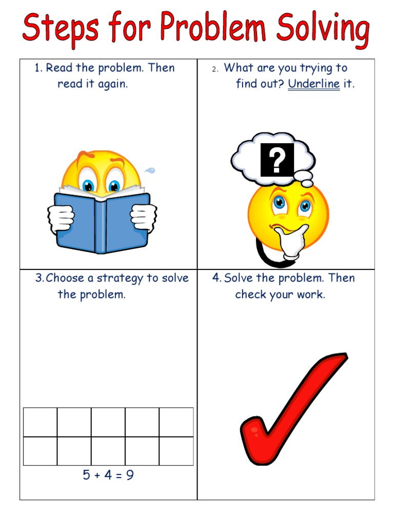 Steps For Problem Solving | PDF | Career & Growth | Language Arts ...