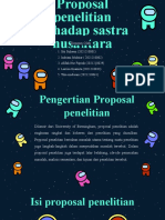 Proposal Penelitian Terhadap Sastra Nusantara