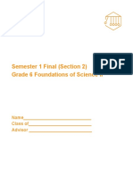 Esami A - Gr6 - FOSII - Semester1Final - Section2 High
