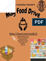 May Food Drive-Leos