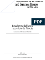 Lecciones Del Largo Recorrido de Toyota HBR