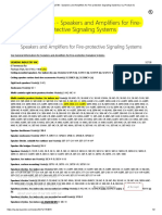 UUMW.S2738 - Speakers andAmplifiers for Fire-protective Signaling Systems