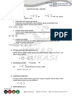 Soal - Tka Saintek - Matematika - Matriks