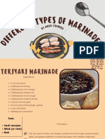 5 Different Types of Marinade