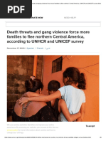 UNHCR - Death Threats and Gang Violence Force More Families To ...