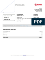 Invoice For 6c: Invoice Number Issue Date Account SID Project Name Business Tax ID