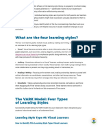 4 Types of Learning Styles - Sphero