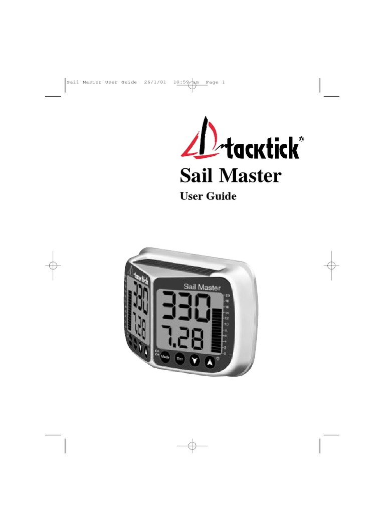 tacktickSailMaster Ug PDF Compass Electrical Connector
