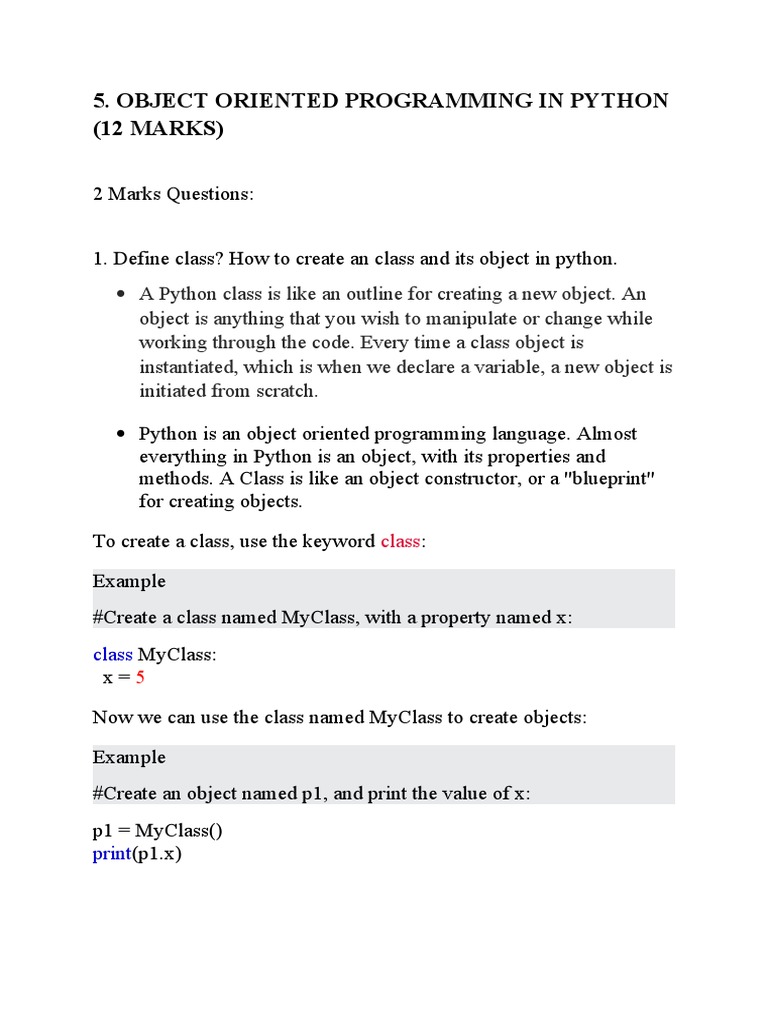 PWP 5 & 6 QB Solved | PDF | Class (Computer Programming) | Inheritance ...