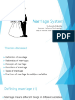 Marriage System