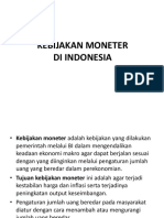 KEBIJAKAN MONETER INDONESIA