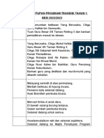 Majlis Penutupan Program Transisi Tahun 1 Sesi 2022