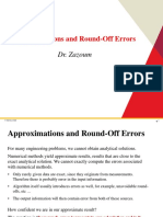 Approximations and Round-Off Errors