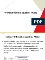 Ordinary Differential Equations (ODEs)
