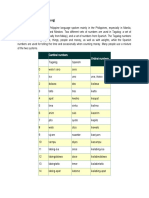 Tagalog Numbers