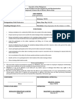 Job Order Form