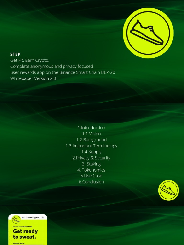 Get Fit. Earn Crypto. Complete Anonymous and Privacy Focused User Rewards  App On The Binance Smart Chain BEP-20 Whitepaper Version 2.0 | PDF |  Cryptocurrency | Applications Of Cryptography