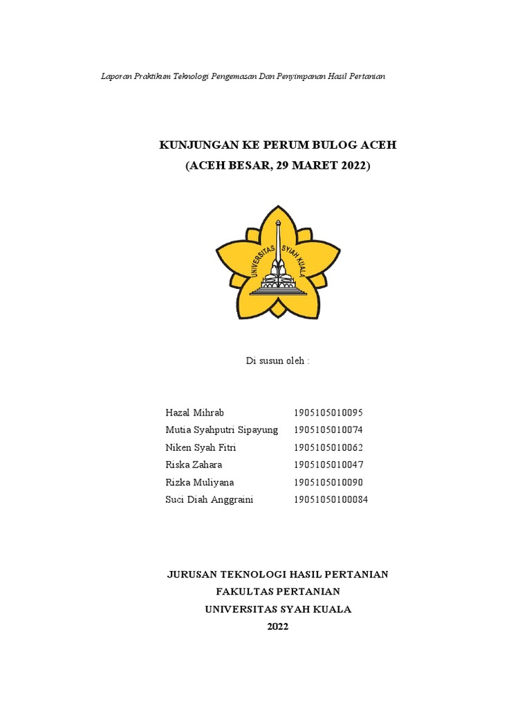 Laporan Bulog - Kelompok 4 | PDF | Kesehatan Holistik | Sains & Matematika