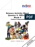 Science Activity Sheet Quarter 2-4 Week 4: Carbon Compounds