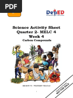 Science Activity Sheet Quarter 2-4 Week 4: Carbon Compounds