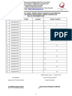 Daftar Hadir Dan Tanda Terima Service Donor UTD Desember 2020