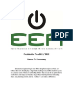 Yomna El Faramawy - EEA Presidential Plan - 2011-2012