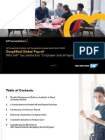 Simplified Global Payroll With SAP SuccessFactors Employee Central Payroll